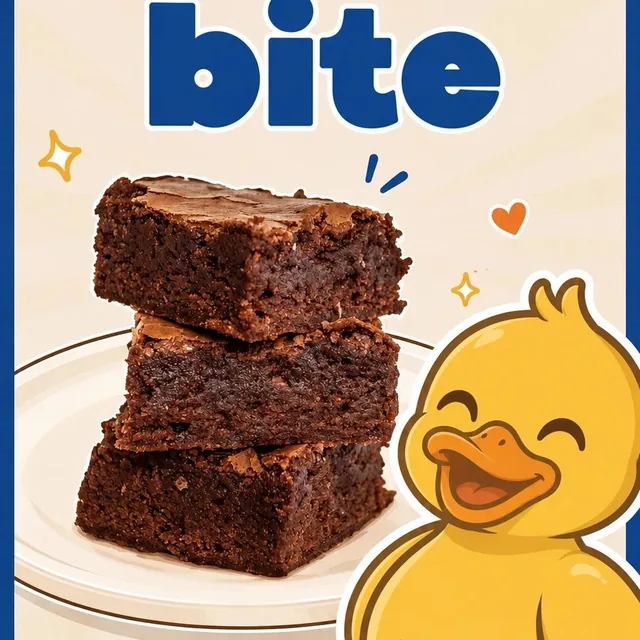 Duckie Bite, brownie